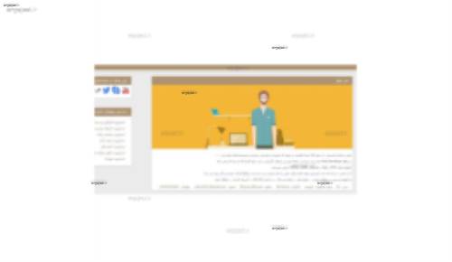 دانلود قالب HTML صفحه شخصی فلت و زیبا