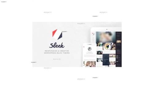 قالب وبلاگی و خلاقانه Sleek نسخه 1.4.10 برای وردپرس