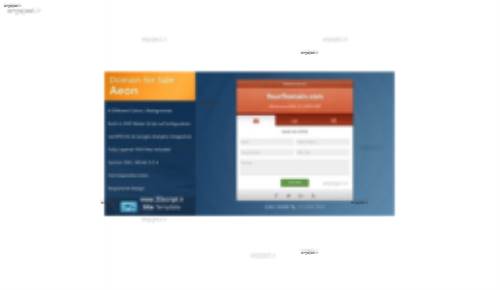 قالب HTML فروش و پیشنهاد قیمت دامنه Aeon