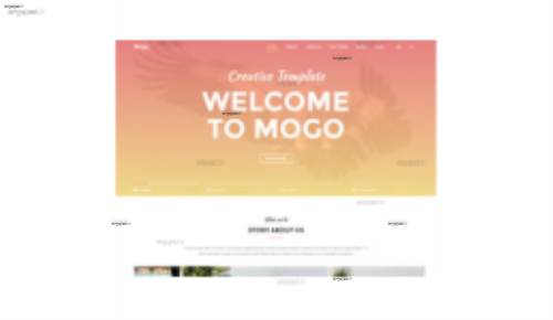قالب وب سایت Mogo 