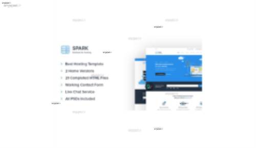 دانلود قالب هاستینگ Spark به صورت HTML