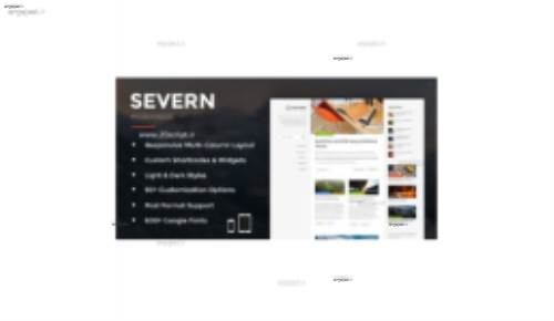 دانلود قالب وبلاگی Severn نسخه 3.1.0 برای وردپرس