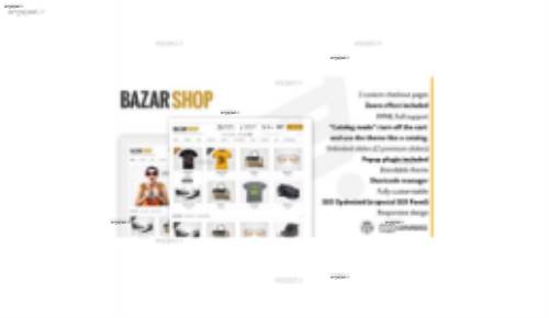 دانلود پوسته فروشگاهی و فارسی Bazar نسخه 2.6.7