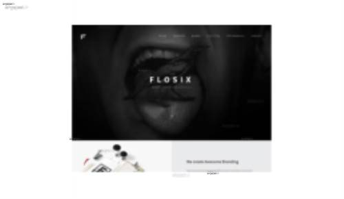 قالب وب سایت Flosix 
