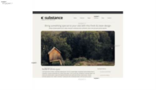 قالب وب سایت Substance 