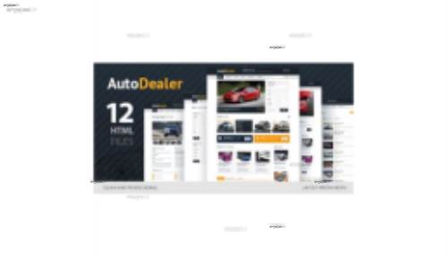 دانلود قالب HTML فروشگاه اتومبیل Auto Dealer