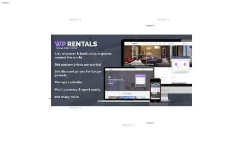 پوسته رزرو محل اقامت WP Rentals نسخه 1.14 برای وردپرس