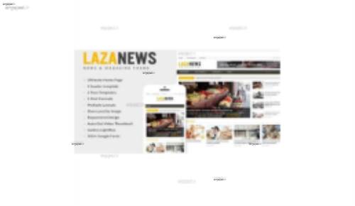 دانلود پوسته مجله خبری lazanews برای وردپرس